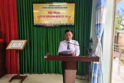 HỘI NGHỊ CÔNG CHỨC, VIÊN CHỨC, NGƯỜI LAO ĐỘNG TRƯỜNG TH NGUYỄN CHÍ THANH NĂM HỌC 2025 – 2026