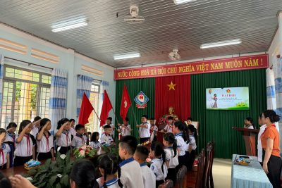 ĐẠI HỘI CHÁU NGOAN BÁC HỒ  LIÊN ĐỘI TRƯỜNG TIỂU HỌC NGUYỄN CHÍ THANH.